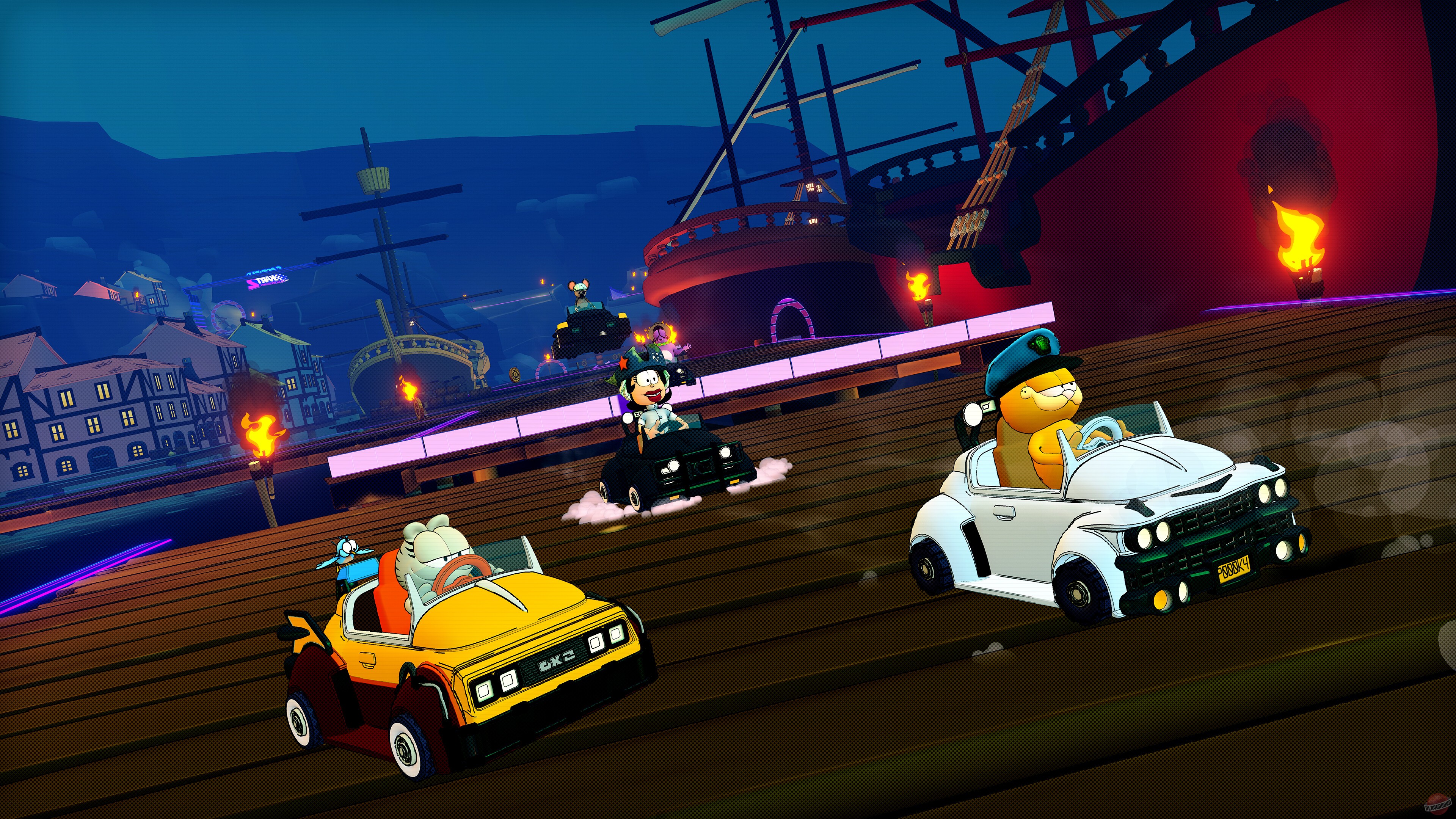 Скриншот из игры Garfield Kart 2 - All You Can Drift - 9