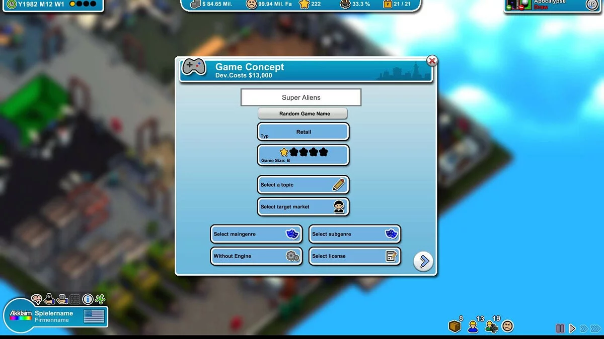 Скриншот из игры Mad Games Tycoon - 16