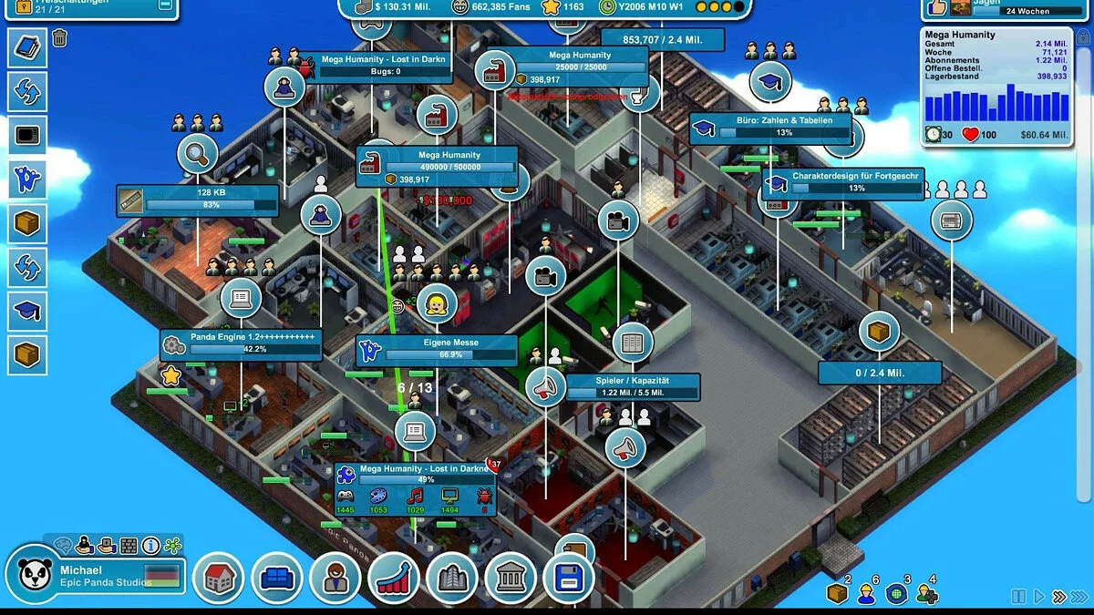 Скриншот из игры Mad Games Tycoon - 12