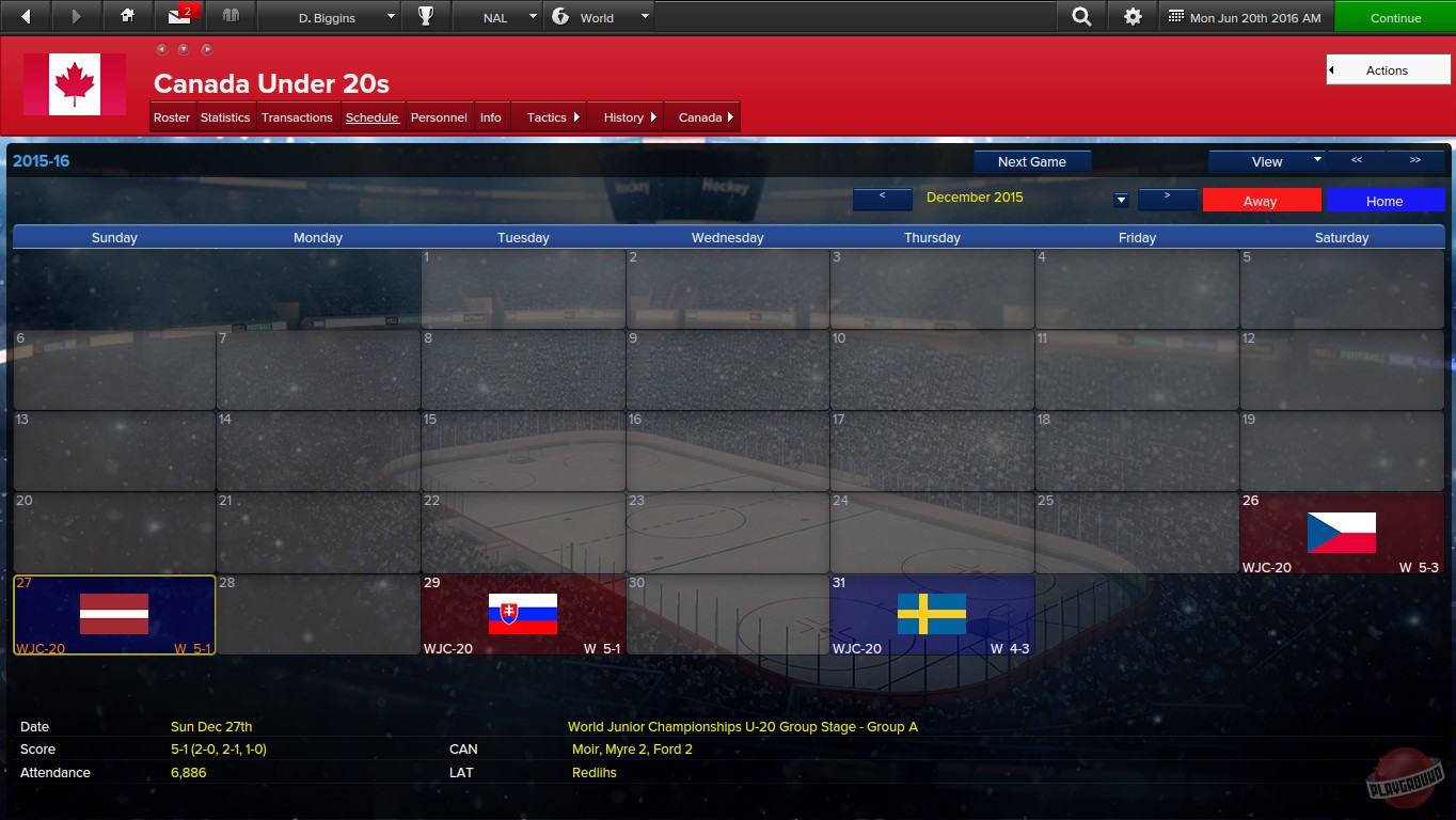 Скриншот из игры Eastside Hockey Manager - 9