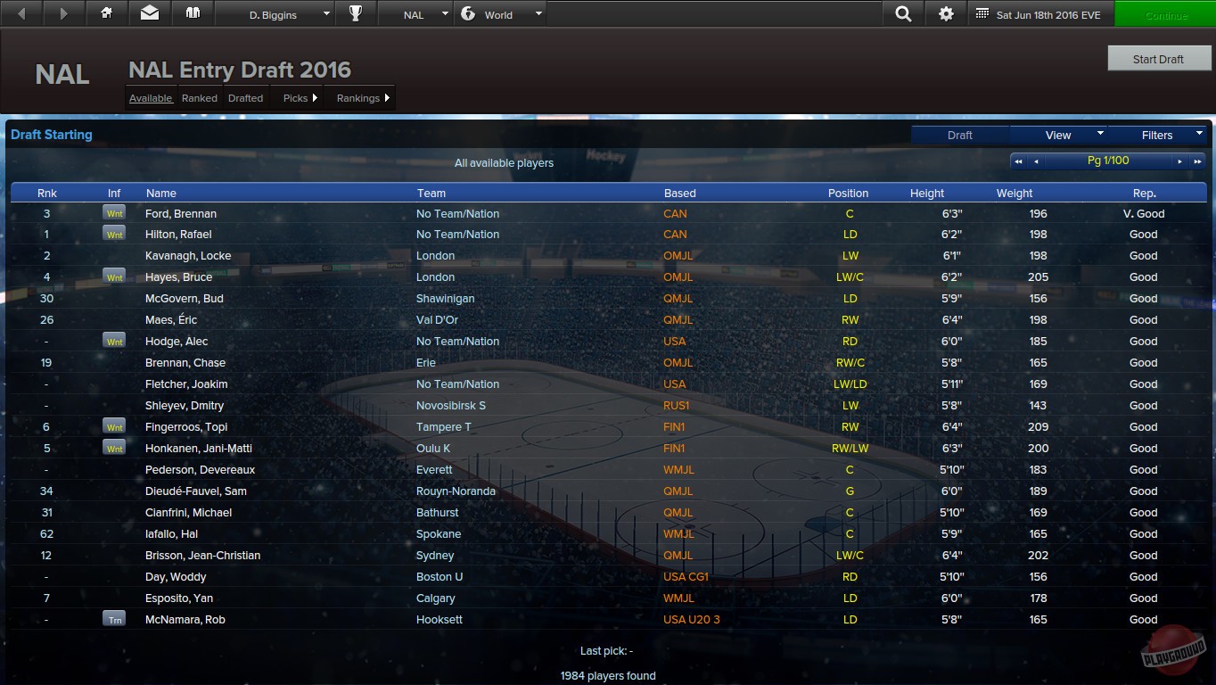 Скриншот из игры Eastside Hockey Manager - 12