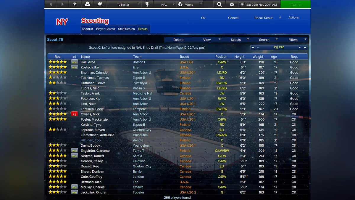 Скриншот из игры Eastside Hockey Manager - 4