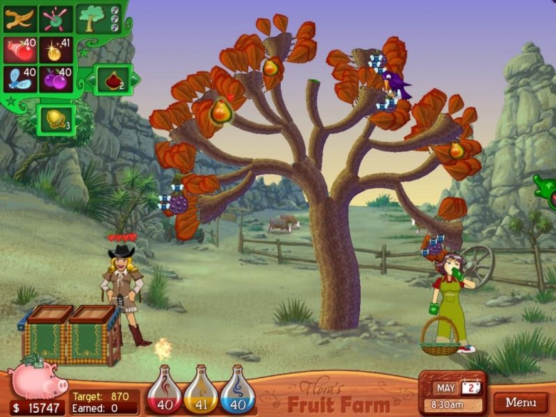 Скриншот из игры Flora's Fruit Farm - 1