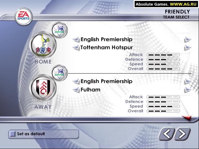 Скриншот из игры FIFA 2002 - 25