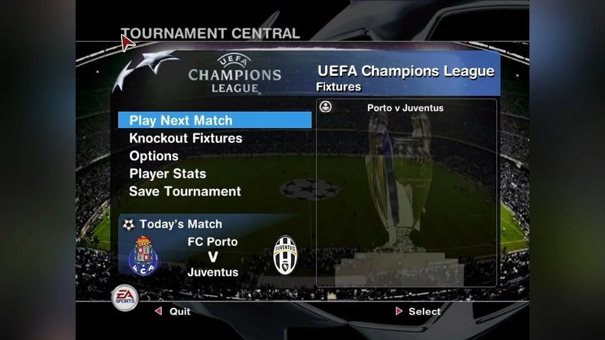 Скриншот из игры UEFA Champions League 2004-2005 - 26