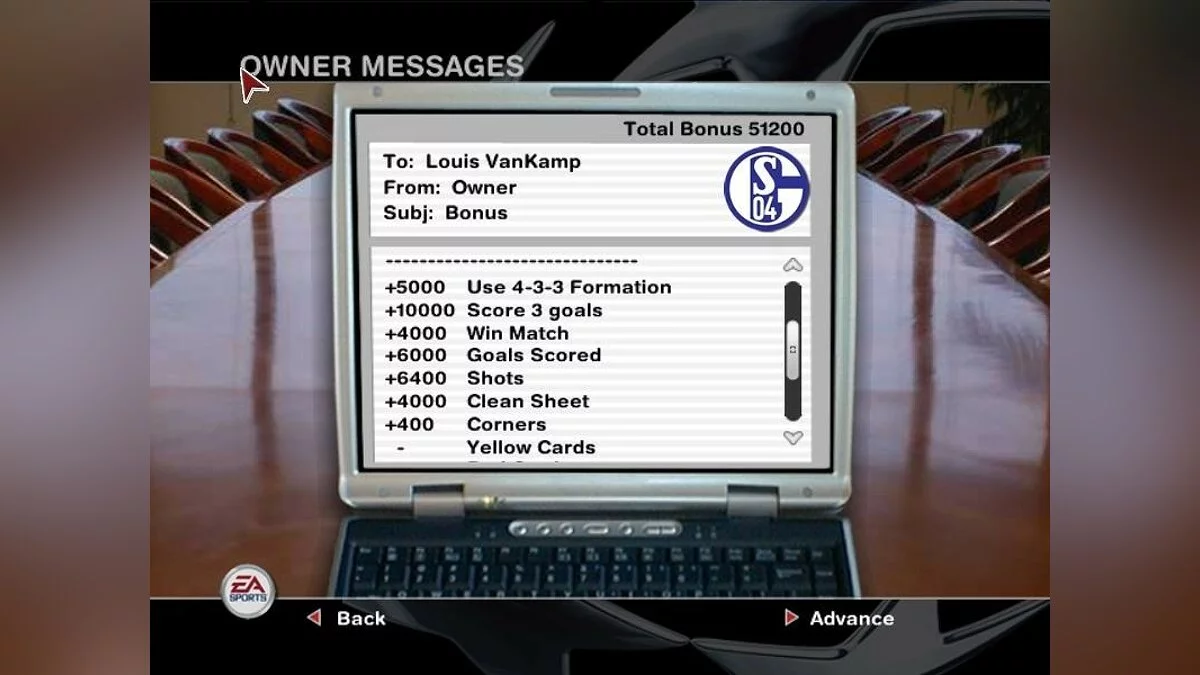 Скриншот из игры UEFA Champions League 2004-2005 - 27