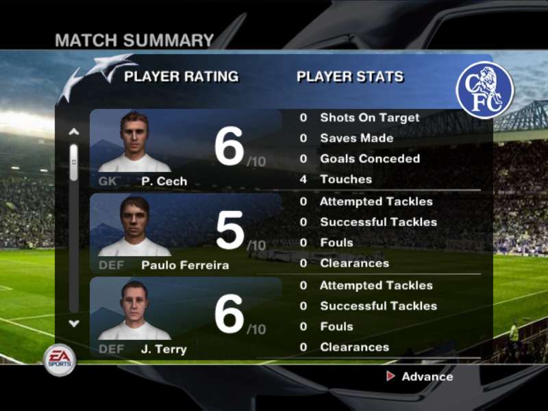 Скриншот из игры UEFA Champions League 2004-2005 - 69