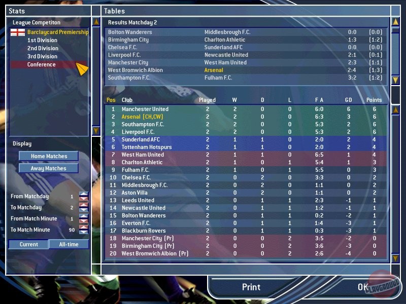 Скриншот из игры Total Club Manager 2003 - 4