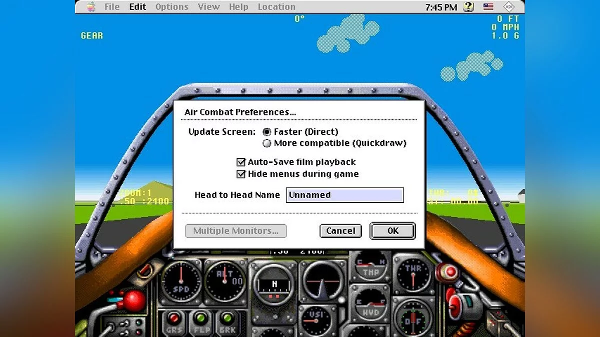 Скриншот из игры Chuck Yeager's Air Combat - 4
