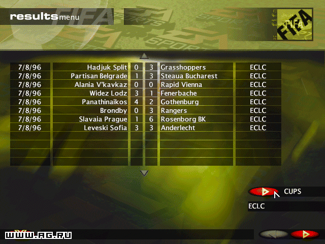 Скриншот из игры FIFA Soccer Manager - 35