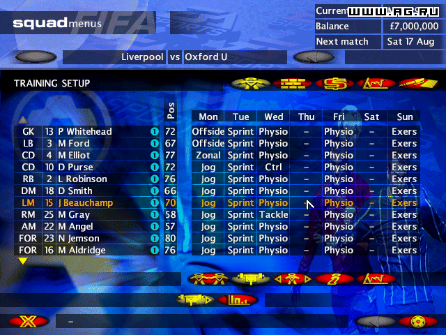 Скриншот из игры FIFA Soccer Manager - 24