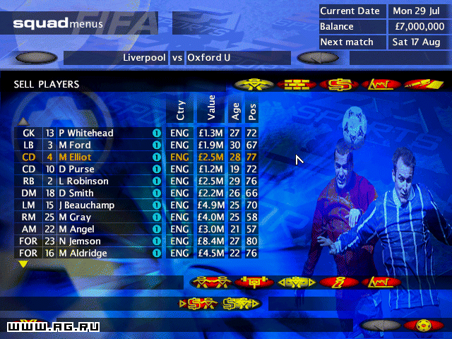 Скриншот из игры FIFA Soccer Manager - 32