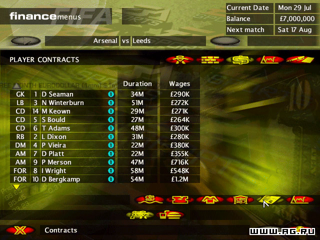 Скриншот из игры FIFA Soccer Manager - 1