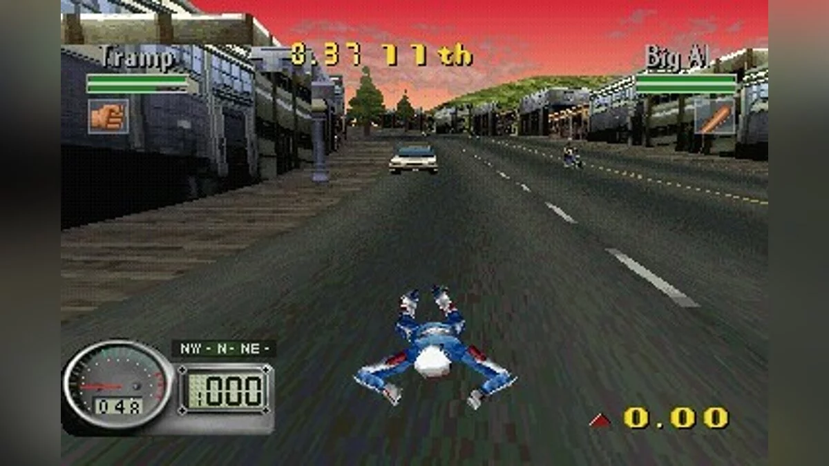 Скриншот из игры Road Rash 3-D - 2
