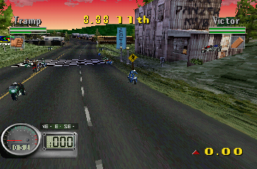 Скриншот из игры Road Rash 3-D - 6