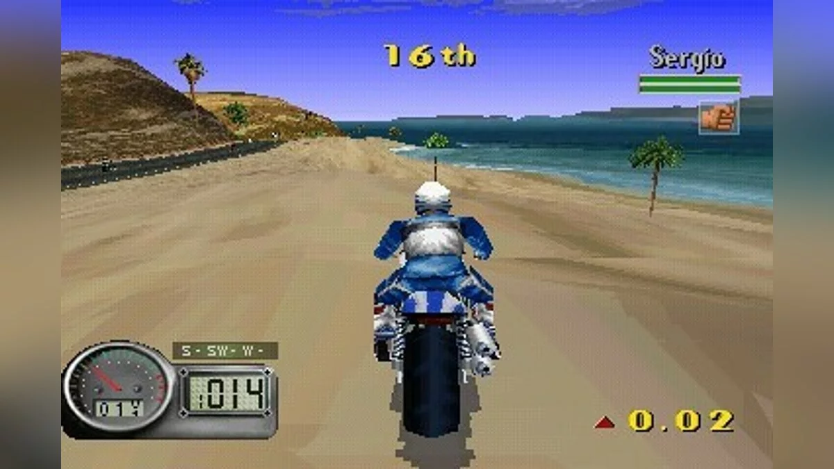 Скриншот из игры Road Rash 3-D - 5