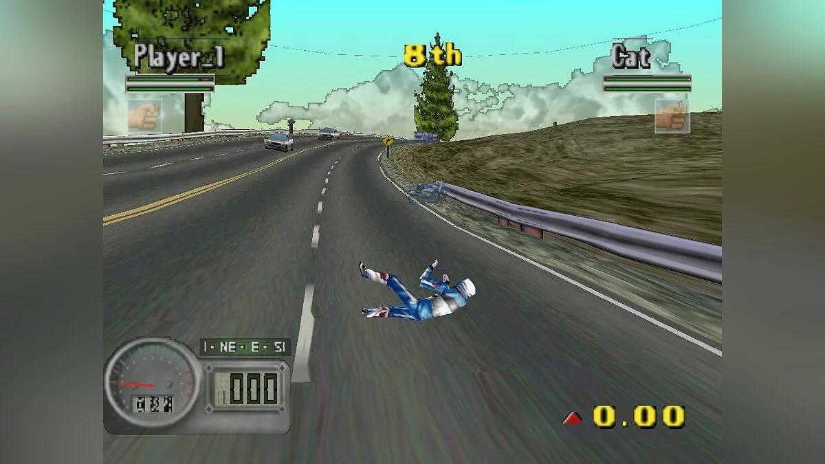 Скриншот из игры Road Rash 3-D - 9