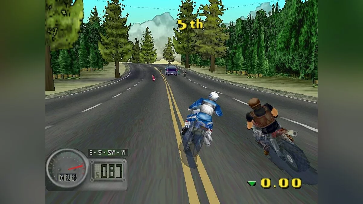 Скриншот из игры Road Rash 3-D - 8