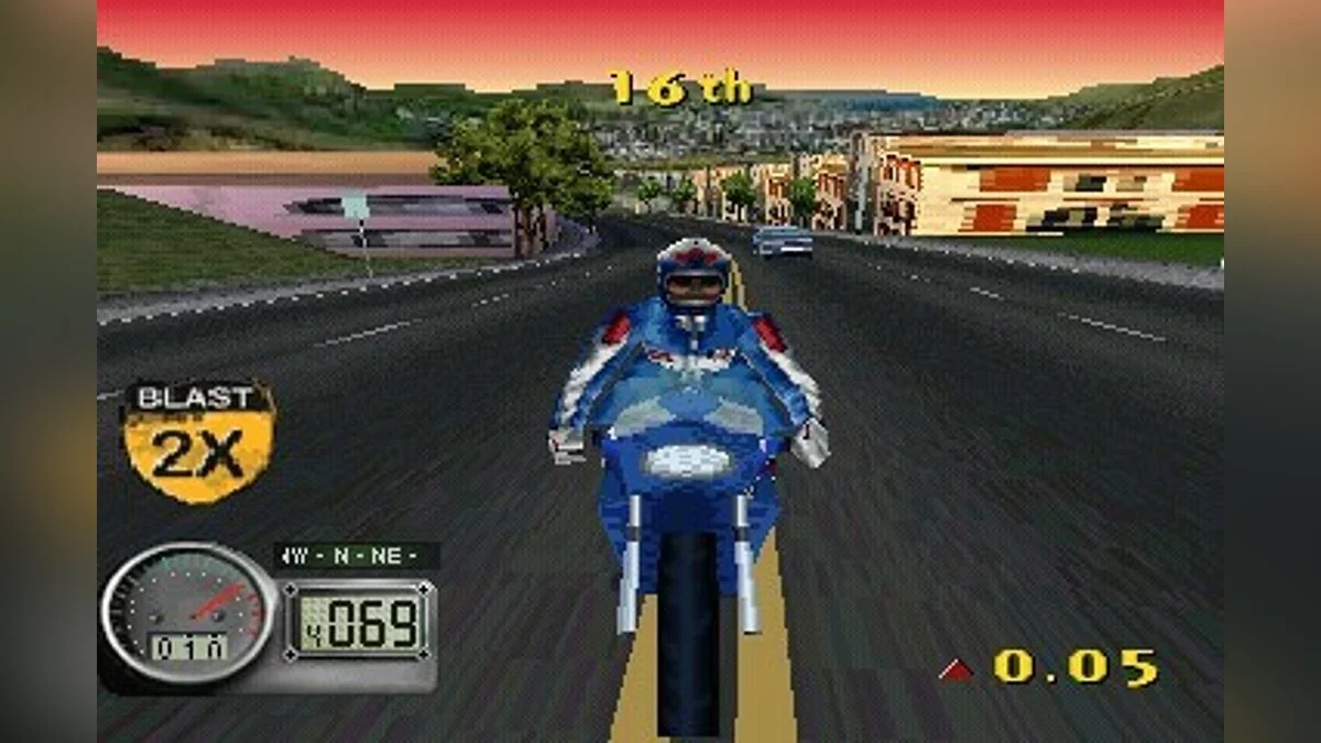 Скриншот из игры Road Rash 3-D - 12