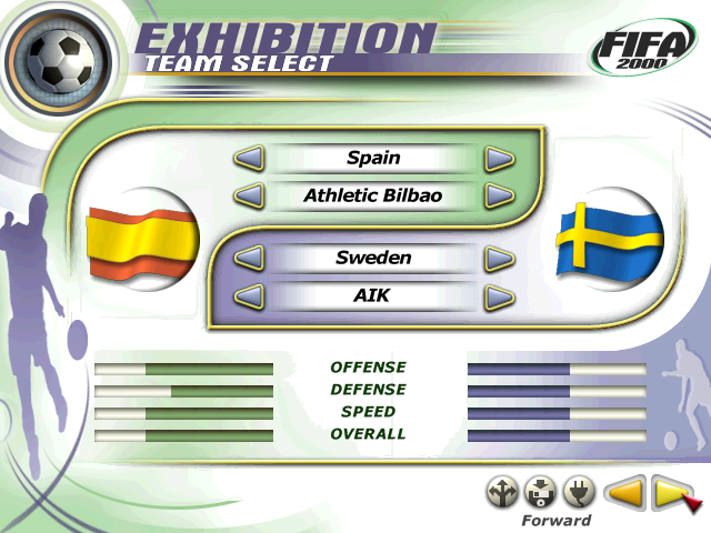 Скриншот из игры FIFA 2000 - 22