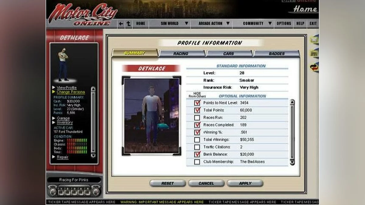 Скриншот из игры Motor City Online - 14