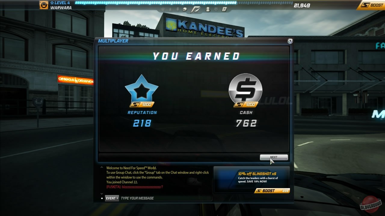 Скриншот из игры Need for Speed: World - 44