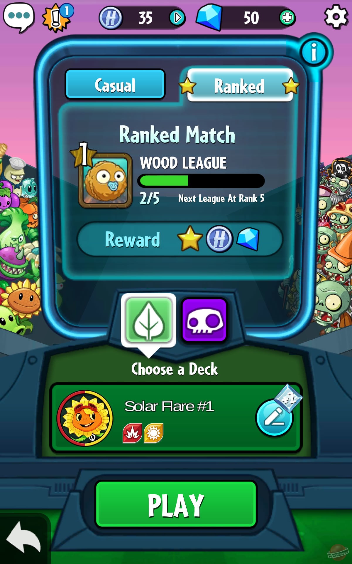 Скриншот из игры Plants vs. Zombies: Heroes - 21