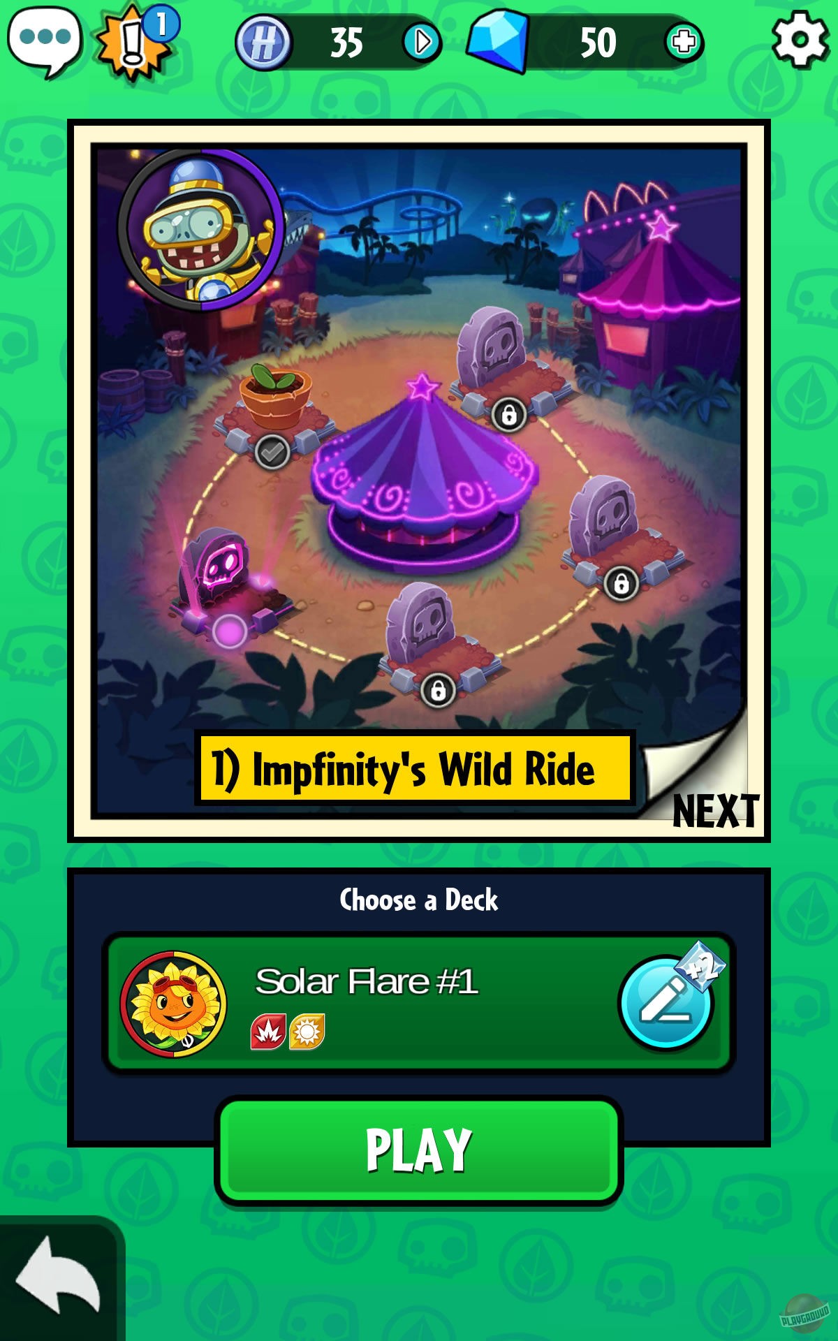 Скриншот из игры Plants vs. Zombies: Heroes - 4