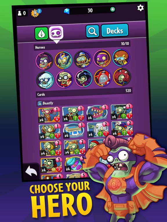 Скриншот из игры Plants vs. Zombies: Heroes - 31
