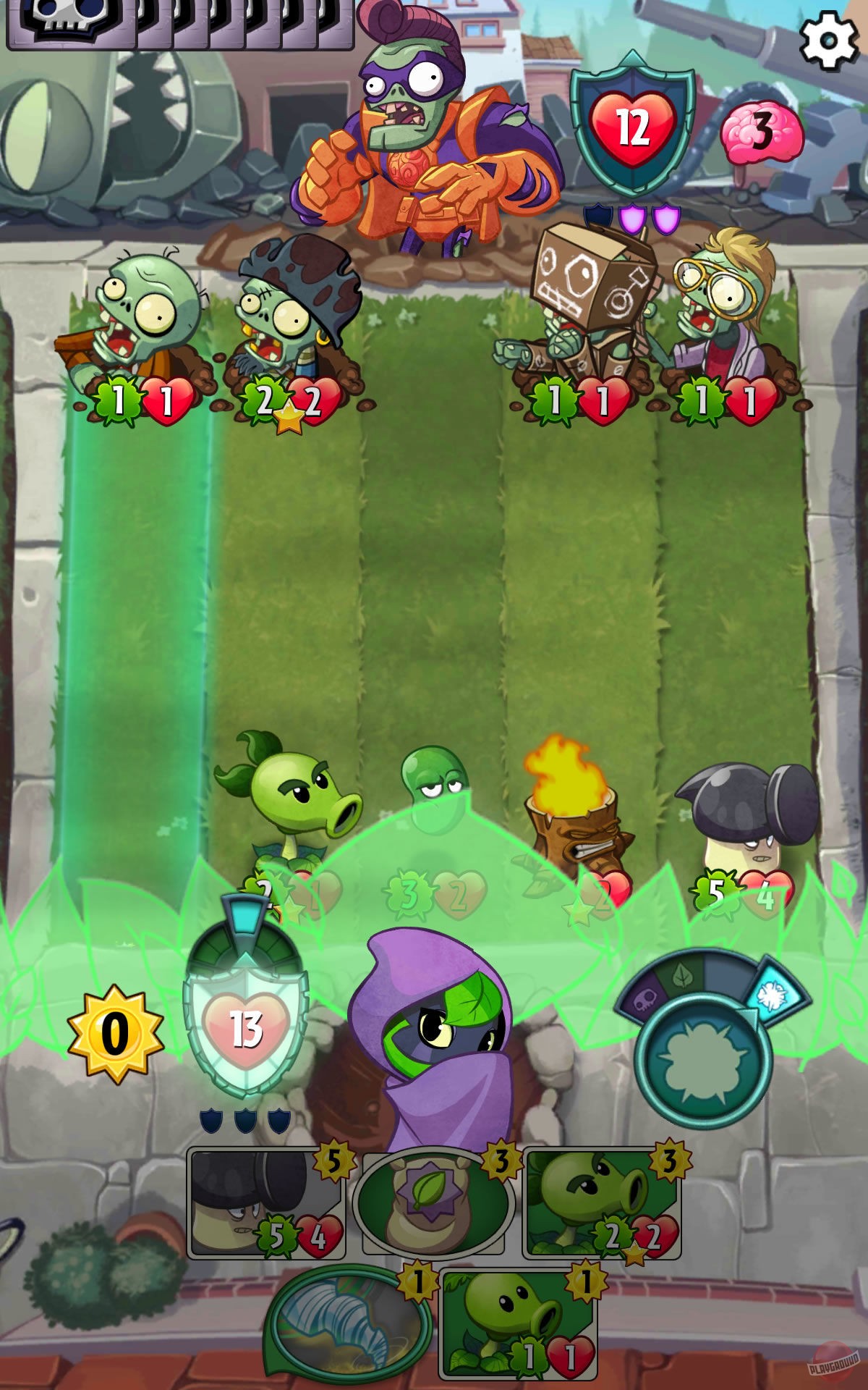 Скриншот из игры Plants vs. Zombies: Heroes - 1