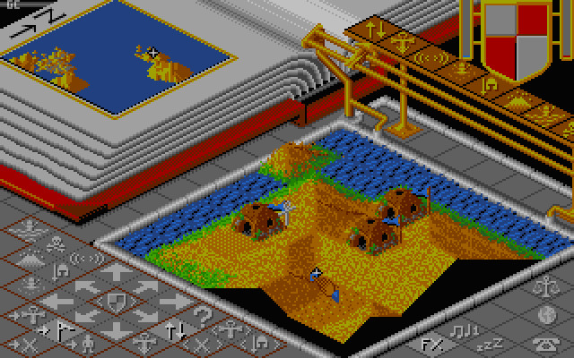 Скриншот из игры Populous - 1