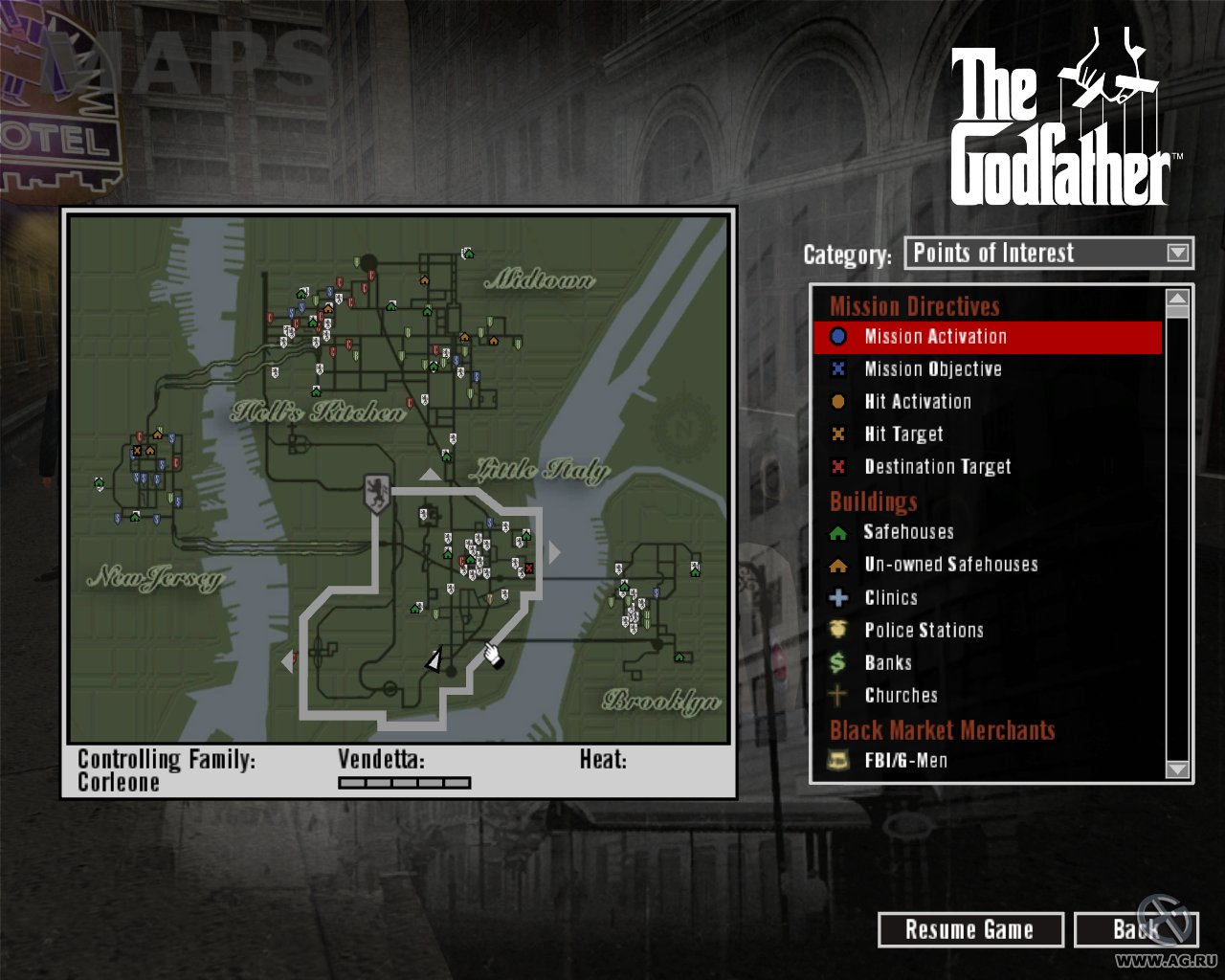 Скриншот из игры The Godfather: The Game - 178