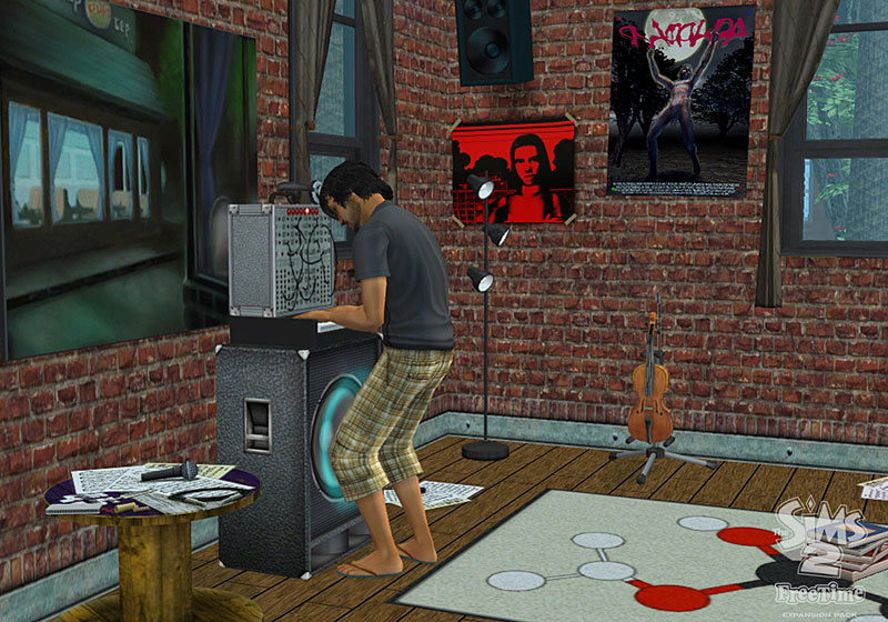 Скриншот из игры The Sims 2: Free Time - 3