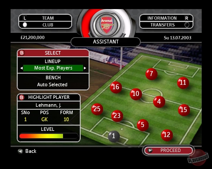 Скриншот из игры Total Club Manager 2004 - 48