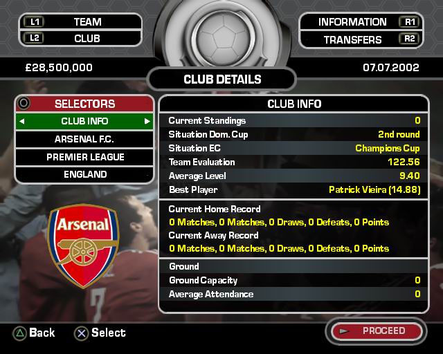 Скриншот из игры Total Club Manager 2004 - 22