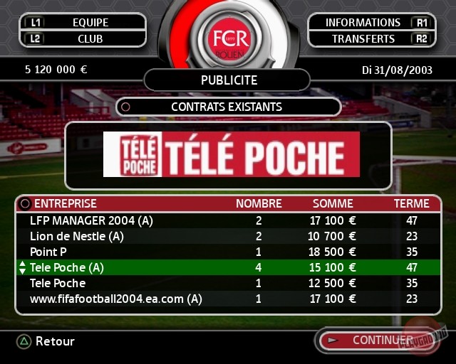 Скриншот из игры Total Club Manager 2004 - 21