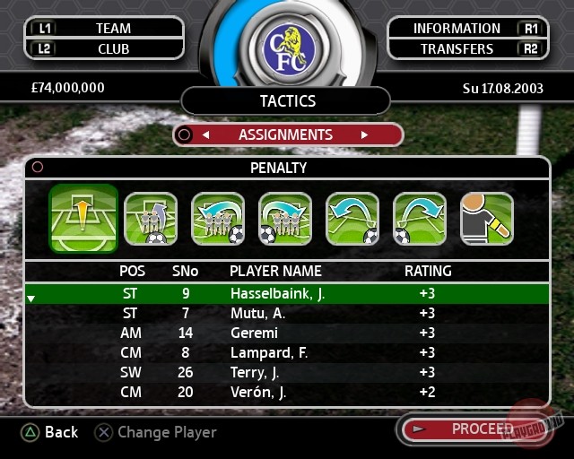 Скриншот из игры Total Club Manager 2004 - 2