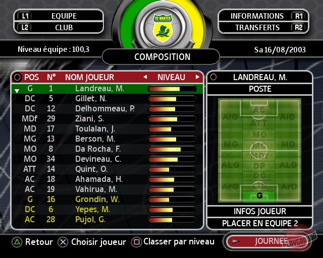 Скриншот из игры Total Club Manager 2004 - 37