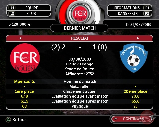 Скриншот из игры Total Club Manager 2004 - 45