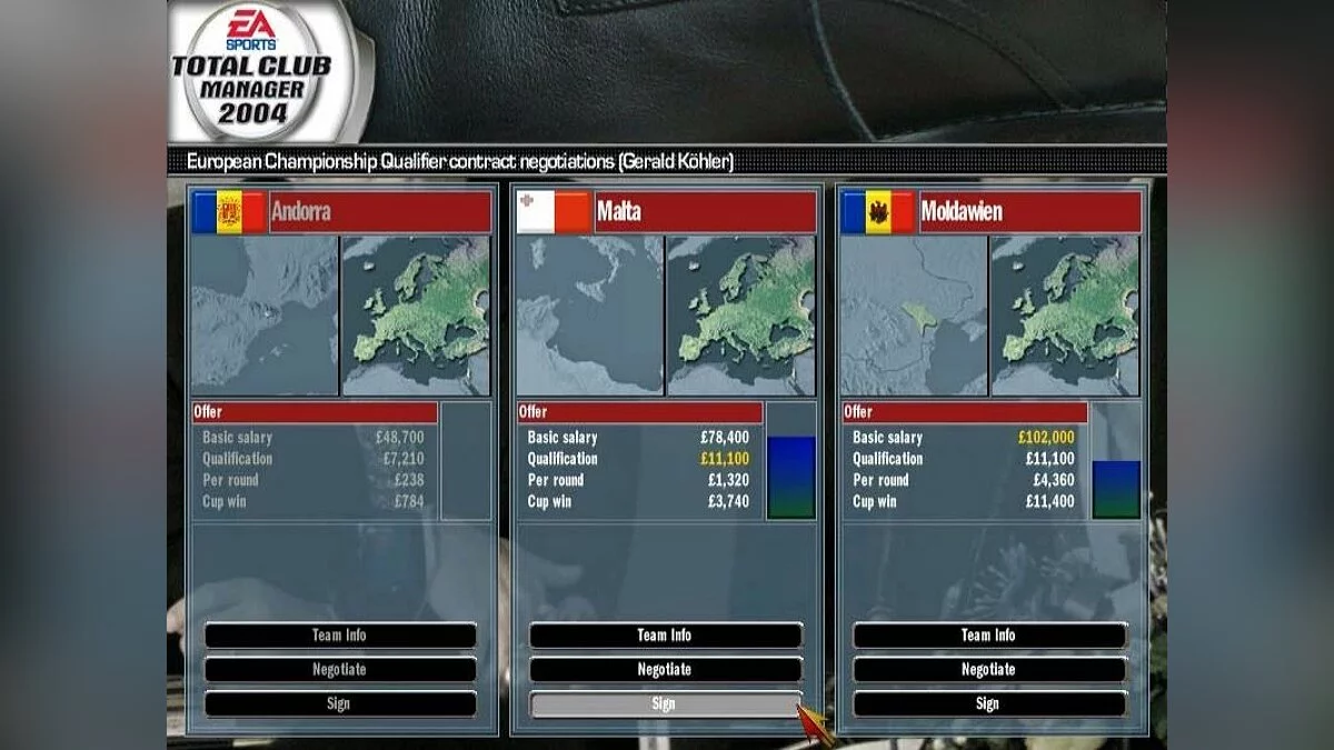 Скриншот из игры Total Club Manager 2004 - 36