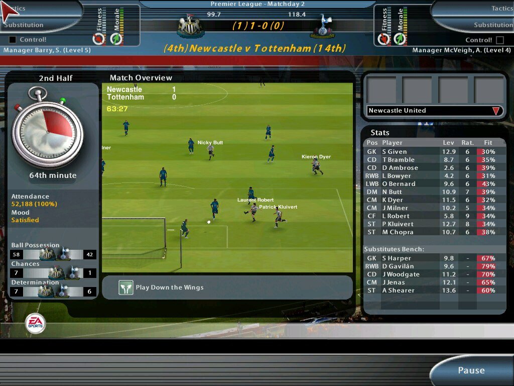 Скриншот из игры Total Club Manager 2005 - 16