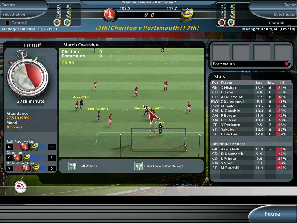 Скриншот из игры Total Club Manager 2005 - 24