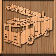 Обложка игры Fire Truck Sliding Puzzle