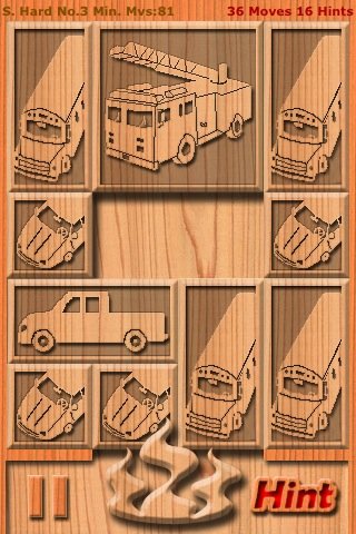 Скриншот из игры Fire Truck Sliding Puzzle - 2