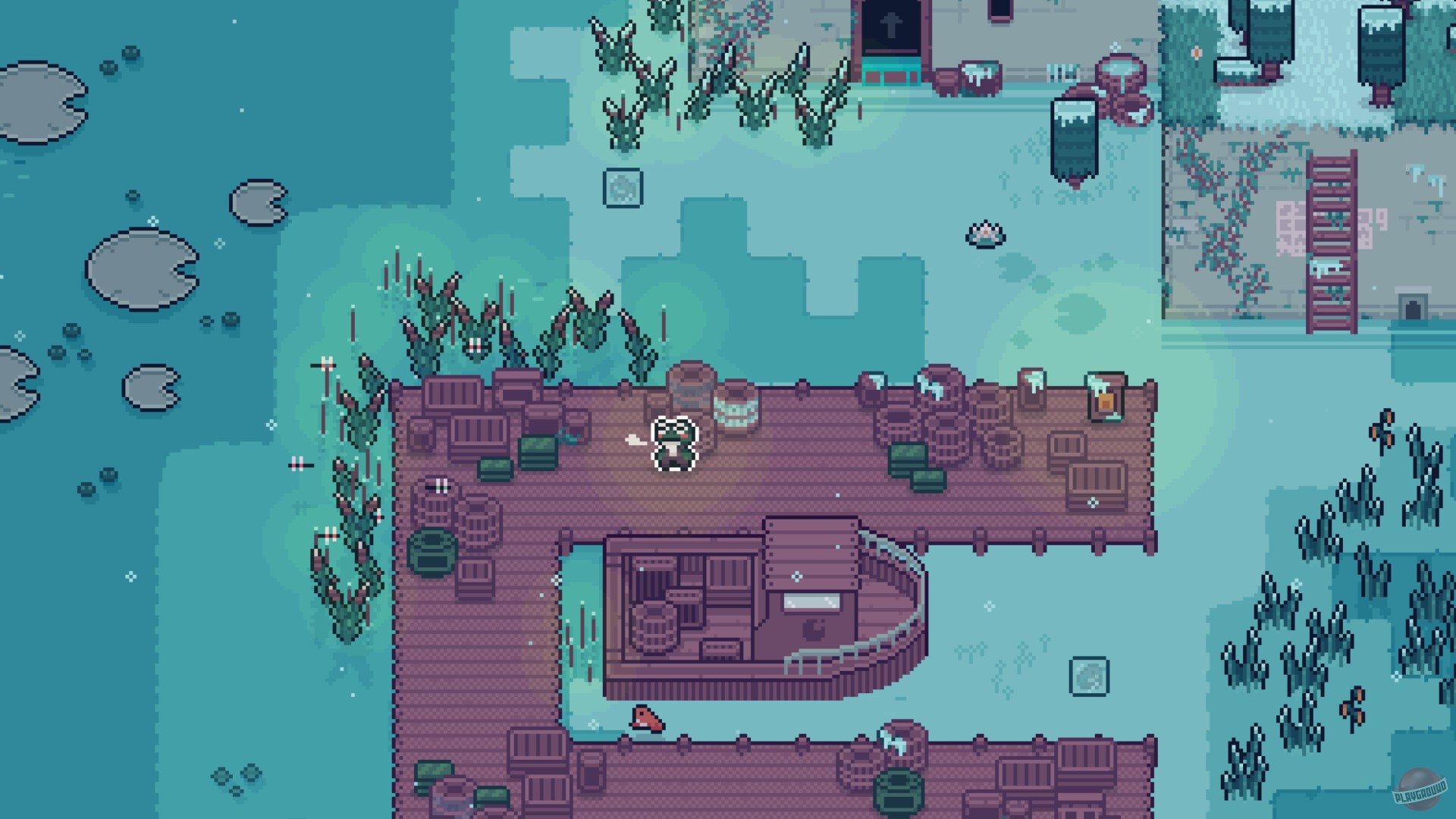 Скриншот из игры Mudborne: Frog Management Sim - 3