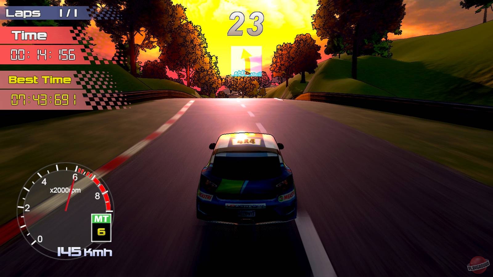 Скриншот из игры Rally Rock' N Racing - 4