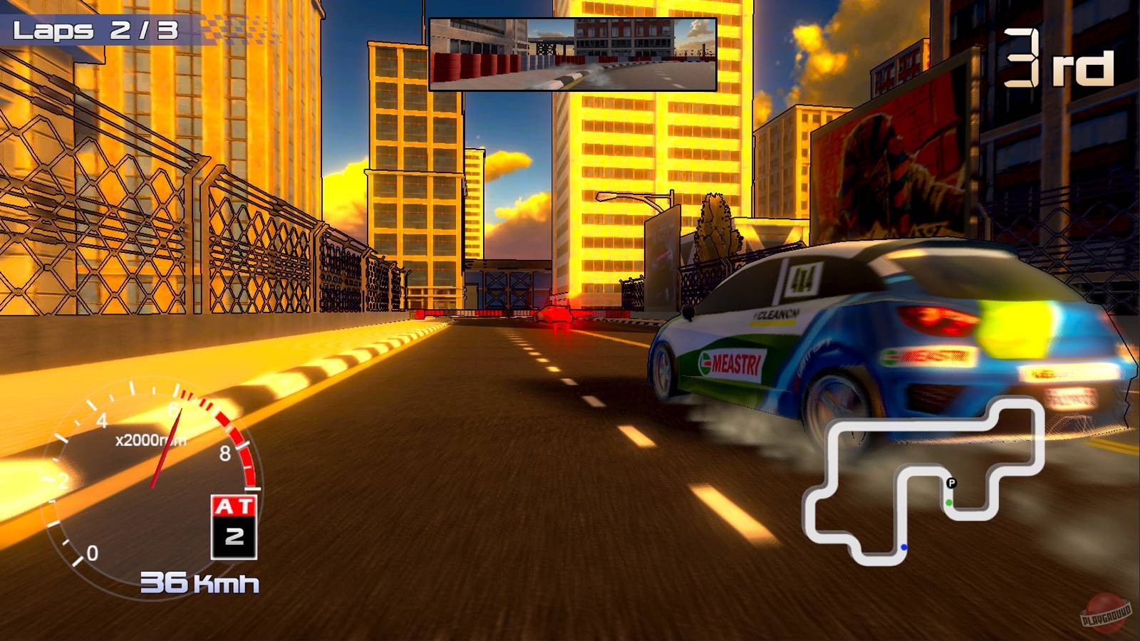 Скриншот из игры Rally Rock' N Racing - 1