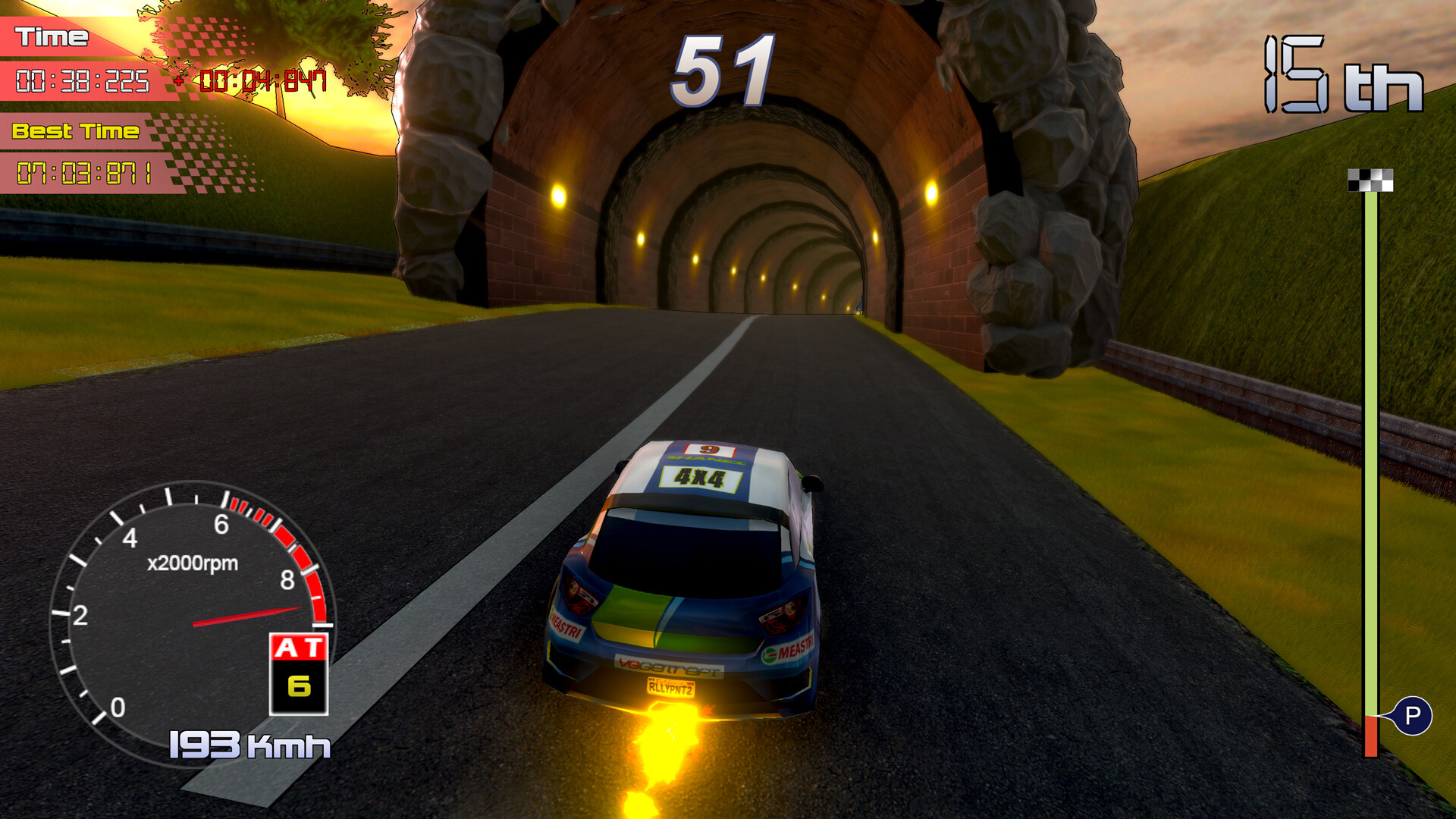 Скриншот из игры Rally Rock' N Racing - 11