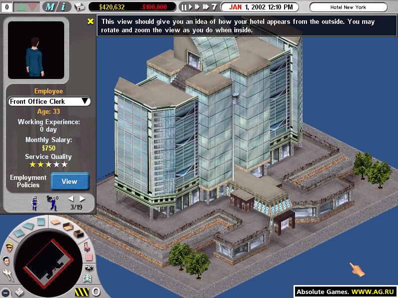 Скриншот из игры Hotel Giant - 23