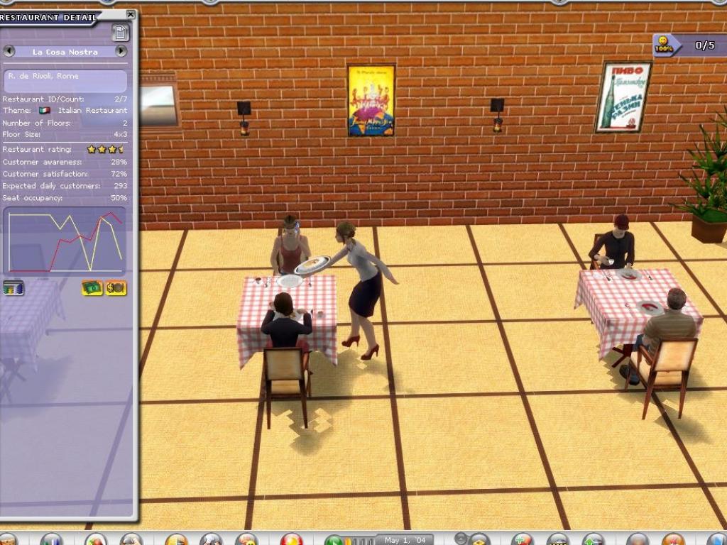 Скриншот из игры Restaurant Empire 2 - 62